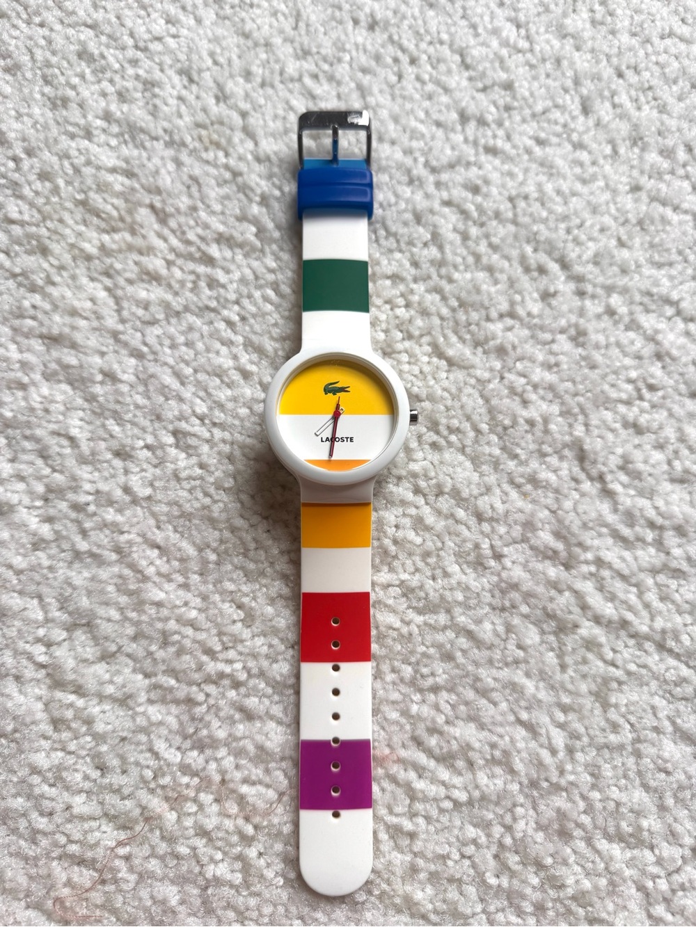 Lacoste Colorful Silicone Strap Watch